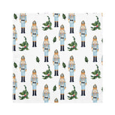 Kate McEnroe New York Blue Nutcracker Christmas Napkins, Set of 4 Cloth Napkins, Holiday Table Linens, Christmas Tableware Gifts, Holiday Party Table DecorNapkins62552181650898234986