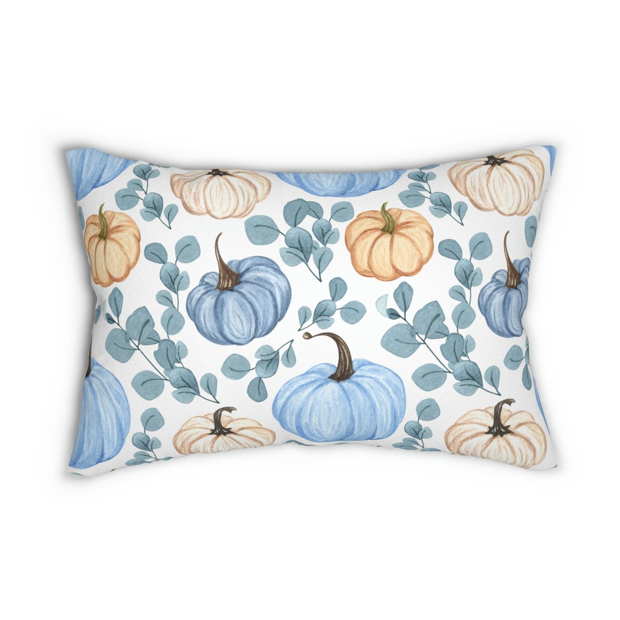 Kate McEnroe New York Blue Pumpkin Fall Lumbar PillowLumbar Pillows13459754187520550798