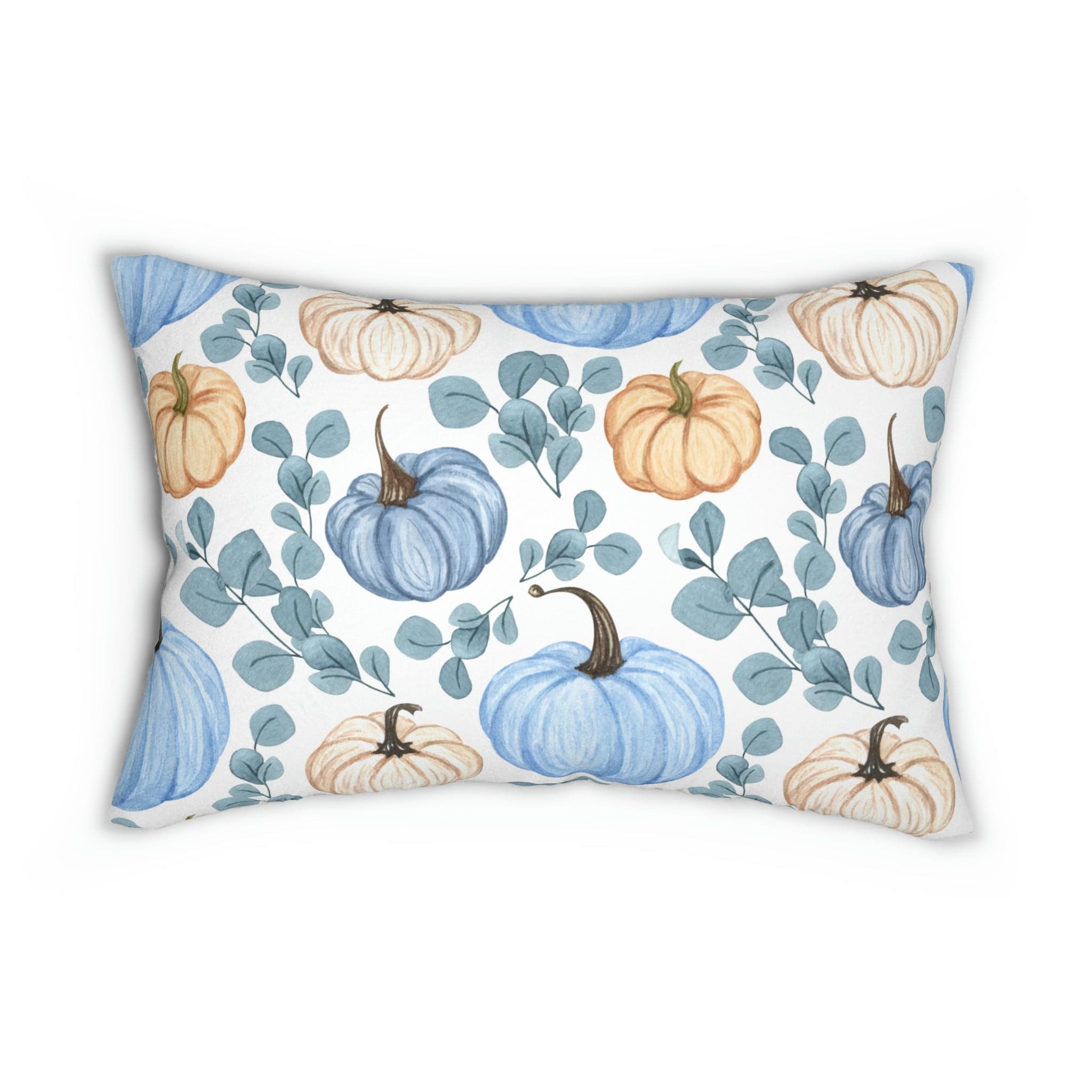 Kate McEnroe New York Blue Pumpkin Fall Lumbar PillowLumbar Pillows13459754187520550798