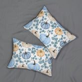 Kate McEnroe New York Blue Pumpkin Fall Lumbar PillowLumbar Pillows13459754187520550798