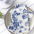 Kate McEnroe New York Blue Willow Chinoiserie Cloth Dinner Napkins, Set of 4, Classic Blue and White Table Linens, Oriental Dining DecorNapkins20595164378749888097