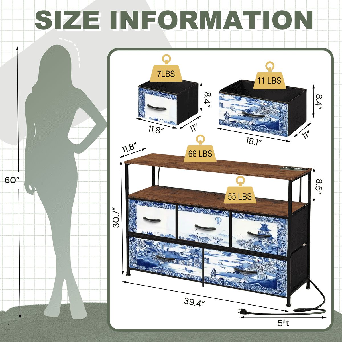 Kate McEnroe New York Blue Willow Chinoiserie TV Stand Dresser Media Console StorageTV StandsrIPmpEFO4N