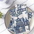 Kate McEnroe New York Blue Willow Pagoda Cloth Napkins, Set of 4, Traditional Blue White Asian Scene Dining Table DecorNapkins28688040369189658596