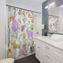 Kate McEnroe New York Bohemian Floral Butterfly and Dragonfly Shower Curtain Shower Curtains 71" × 74" 3549444206