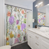 Kate McEnroe New York Bohemian Floral Butterfly and Dragonfly Shower CurtainShower Curtains3549444206