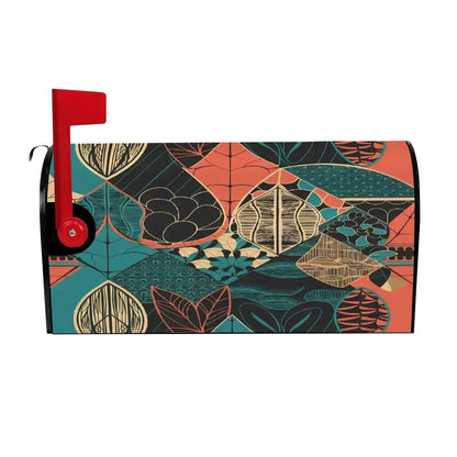 Kate McEnroe New York Boho Botanical Abstract Floral Magnetic Mailbox CoversMailbox CoversuNRWR2QeY2