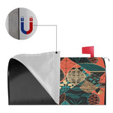Kate McEnroe New York Boho Botanical Abstract Floral Magnetic Mailbox CoversMailbox CoversuNRWR2QeY2