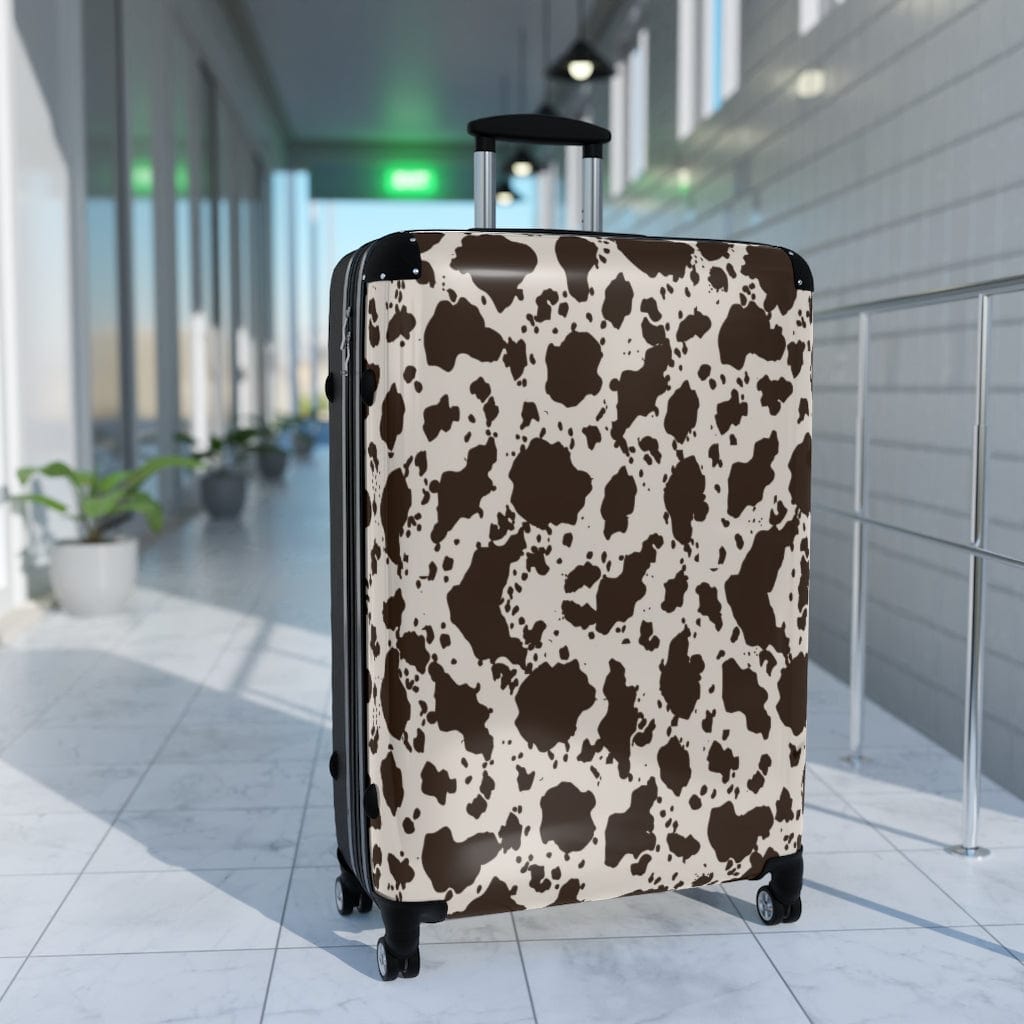 Kate McEnroe New York Brown and White Cow Luggage SetSuitcases69223555500314018740