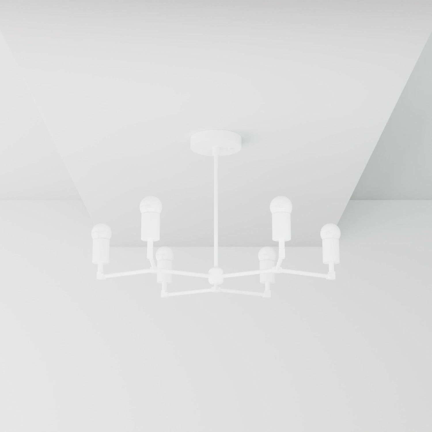 Kate McEnroe New York Budapest - 6 Light Mid Century Inspired ChandelierChandelier281 - MW