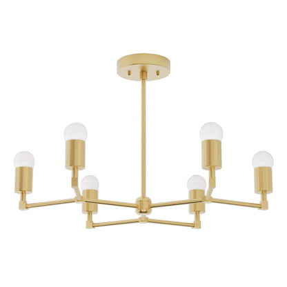 Kate McEnroe New York Budapest - 6 Light Mid Century Inspired ChandelierChandelier281 - RB