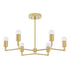 Kate McEnroe New York Budapest - 6 Light Mid Century Inspired ChandelierChandelier281 - RB