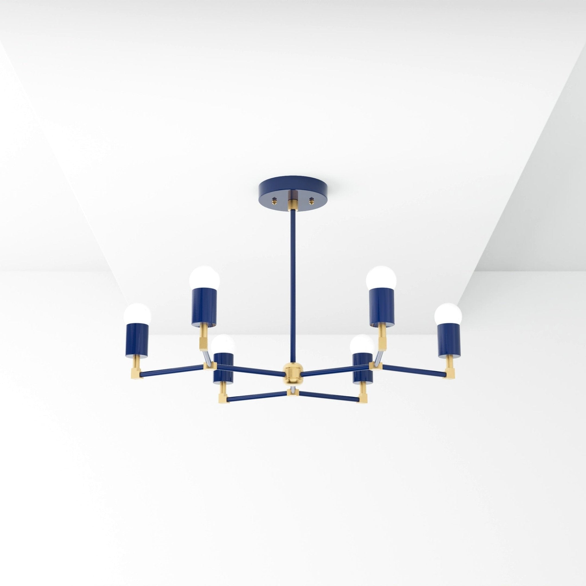 Kate McEnroe New York Budapest - 6 Light Mid Century Inspired ChandelierChandeliersku - 43999837847798