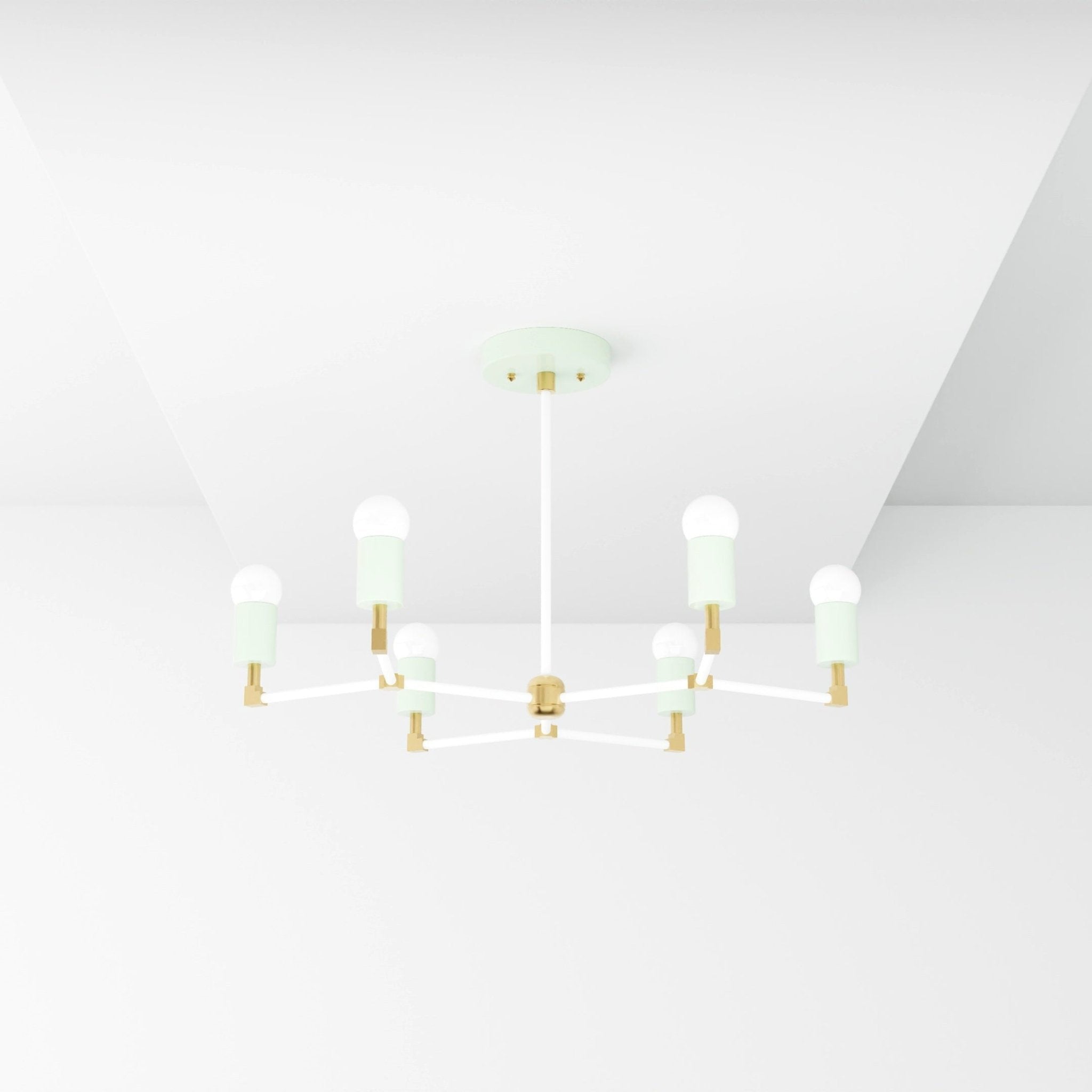 Kate McEnroe New York Budapest - 6 Light Mid Century Inspired ChandelierChandeliersku - 43999838208246