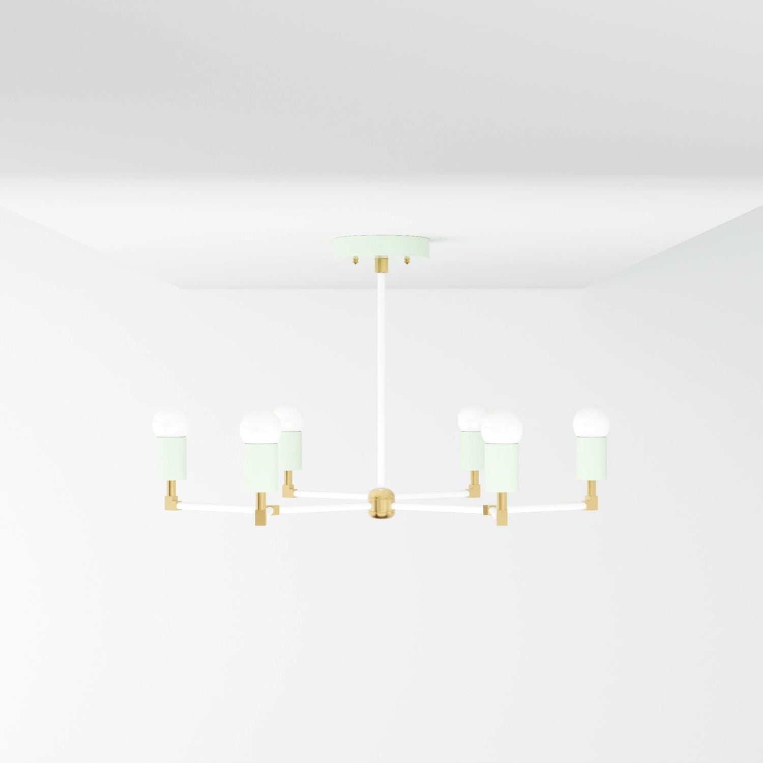 Kate McEnroe New York Budapest - 6 Light Mid Century Inspired ChandelierChandeliersku - 43999838208246