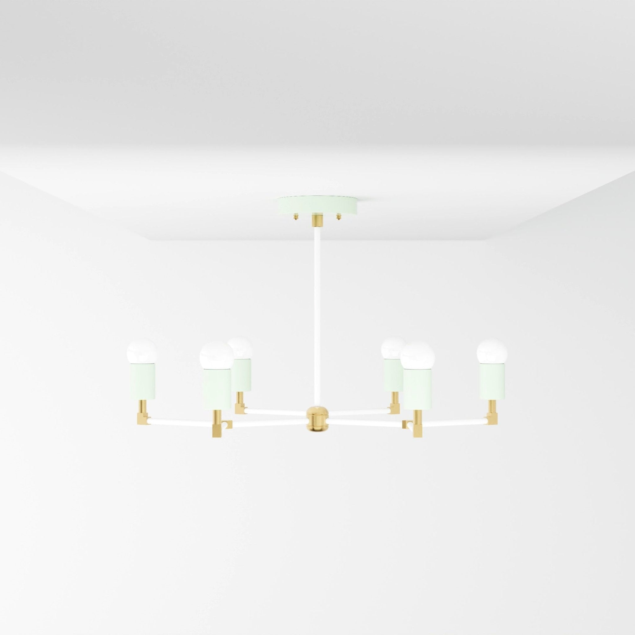 Kate McEnroe New York Budapest - 6 Light Mid Century Inspired ChandelierChandeliersku - 43999838208246