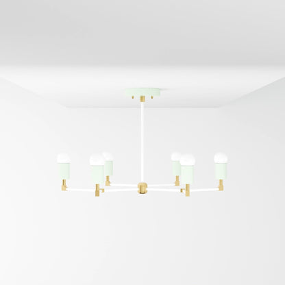 Kate McEnroe New York Budapest - 6 Light Mid Century Inspired ChandelierChandeliersku - 43999838208246