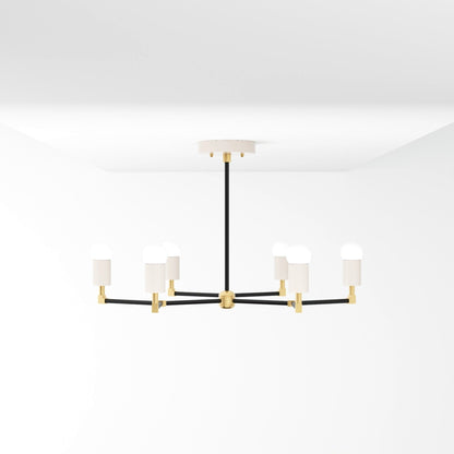 Kate McEnroe New York Budapest - 6 Light Mid Century Inspired ChandelierChandeliersku - 43999838568694