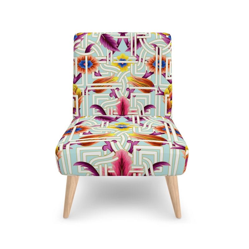 Kate McEnroe New York Cadenza Florale Maze Accent Chair Accent Chairs 2340123