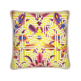 Kate McEnroe New York Cadenza Florale Maze Duck Feather Silk PillowSilk Pillows2340112