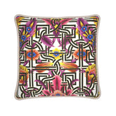 Kate McEnroe New York Cadenza Florale Maze Duck Feather Silk PillowSilk Pillows2340135