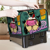 Kate McEnroe New York Cats Cocktails Catnaps Toaster Cover, Atomic Cat Tiki KitchenToaster CoversnfRRAKLgcgL