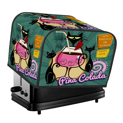 Kate McEnroe New York Cats Cocktails Catnaps Toaster Cover, Atomic Cat Tiki KitchenToaster CoversnfRRAKLgcgL