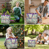 Kate McEnroe New York Chinoiserie Bird and Peony Garden Tool BagGarden Tool Bagw3jDvANHsK
