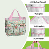 Kate McEnroe New York Chinoiserie Bird and Peony Garden Tool BagGarden Tool Bagw3jDvANHsK