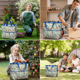 Kate McEnroe New York Chinoiserie Bird and Peony Garden Tool BagGarden Tool Bagw3jDvANHsK