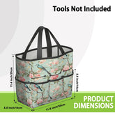 Kate McEnroe New York Chinoiserie Bird and Peony Garden Tool BagGarden Tool Bagw3jDvANHsK