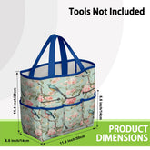 Kate McEnroe New York Chinoiserie Bird and Peony Garden Tool BagGarden Tool Bagw3jDvANHsK