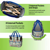 Kate McEnroe New York Chinoiserie Bird and Peony Garden Tool BagGarden Tool Bagw3jDvANHsK