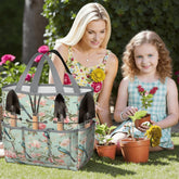 Kate McEnroe New York Chinoiserie Bird and Peony Garden Tool BagGarden Tool Bagw3jDvANHsK