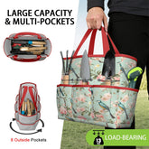 Kate McEnroe New York Chinoiserie Bird and Peony Garden Tool BagGarden Tool Bagw3jDvANHsK