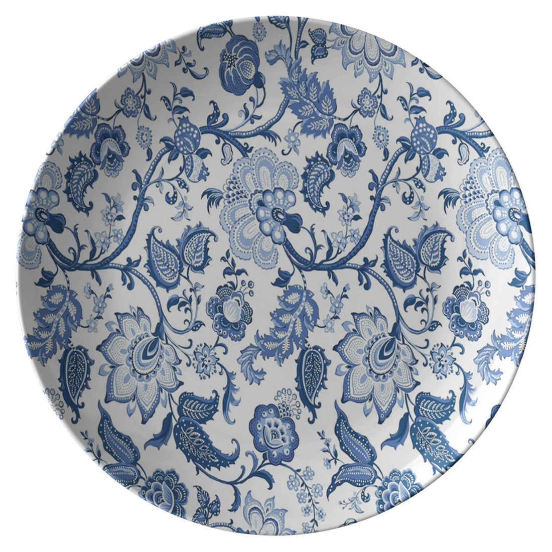 Kate McEnroe New York Chinoiserie Blue and White Floral Dinner PlatesPlates9820SINGLE
