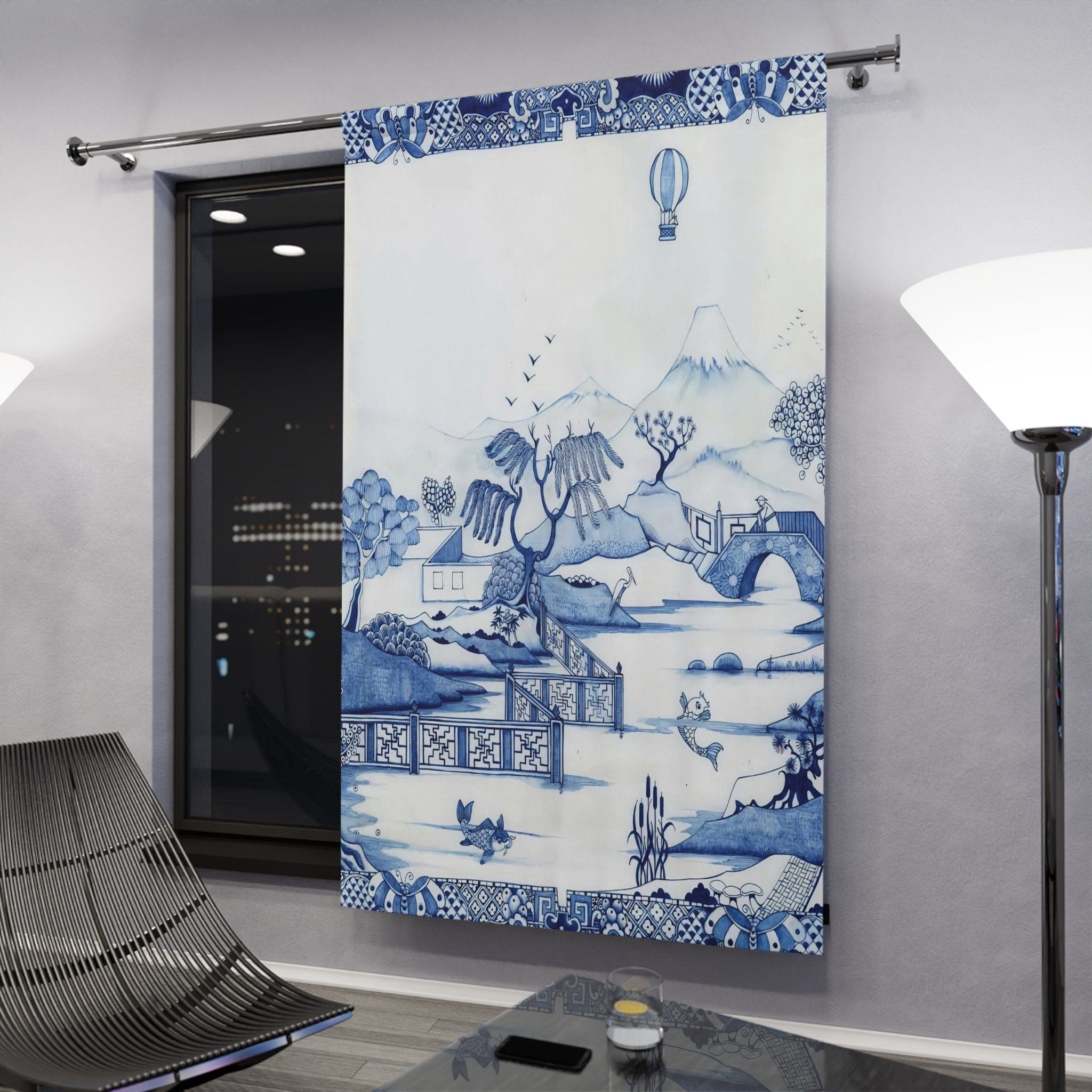 Kate McEnroe New York Chinoiserie Blue Willow 