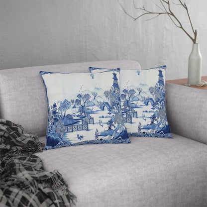 Kate McEnroe New York Chinoiserie Blue Willow Indoor Outdoor PillowThrow Pillows36326994540502385423