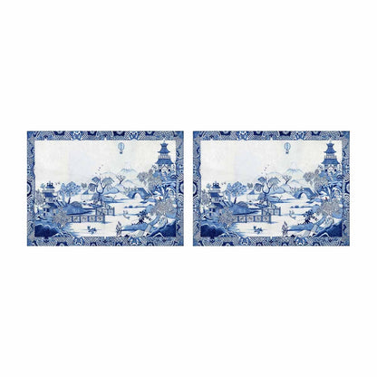 Kate McEnroe New York Chinoiserie Blue Willow Placemats - Set of 2PlacematsDG1511788DXH2461D