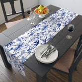 Kate McEnroe New York Chinoiserie Botanical Toile Country Farmhouse Table RunnerTable Runners30506542177182657918