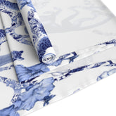 Kate McEnroe New York Chinoiserie Botanical Toile Country Farmhouse Table RunnerTable Runners30506542177182657918