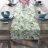 Kate McEnroe New York Chinoiserie Botanical Toile Floral Green, White Table Runner Table Runners 16" × 72" / Cotton Twill 33760451675575617635