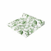 Kate McEnroe New York Chinoiserie Botanical Toile Floral Green, White Table RunnerTable Runners47461679825632729268