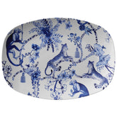 Kate McEnroe New York Chinoiserie Botanical Toile PlatterServing PlattersP21 - CHI - MON - 11