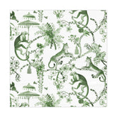 Kate McEnroe New York Chinoiserie Botanical Toile Tablecloth, Floral Green, White Chinoiserie Jungle, Country Farmhouse Table Decor, Grandmillenial Kitchen DecorTablecloths20990366732955140771