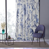 Kate McEnroe New York Chinoiserie Botanical Toile Window CurtainsWindow CurtainsCurtainSheer - 50x84 - DoublePanel