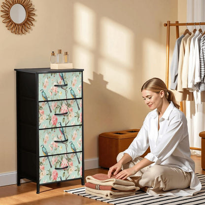 Kate McEnroe New York Chinoiserie Floral Bird and Peony 4 Drawer Dresser Mid Century Modern StorageDressers4pmz9aRGdL