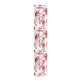 Kate McEnroe New York Chinoiserie Jungle Botanical Toile Table Runner, Red, White Chinoiserie Floral Table Linens , Country Farmhouse Table Decor - 131782623Table Runners24339001434271510791