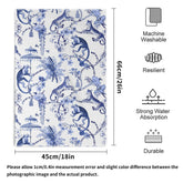 Kate McEnroe New York Chinoiserie Jungle Hand Towel, Exotic Monkey Floral Kitchen Bath TowelHand TowelsNRQMZ0RY - 1