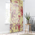 Kate McEnroe New York Chinoiserie Pagoda Botanical Toile Sheer Window Curtains, Yellow Red Floral Farmhouse DrapesWindow Curtains32228214383047137439