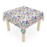 Kate McEnroe New York Chinoiserie Pagoda Garden Tablecloth, Grandmillennial Table LinenTablecloths16809395416013891326